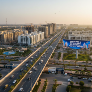 Connectivity of roads and expressways 